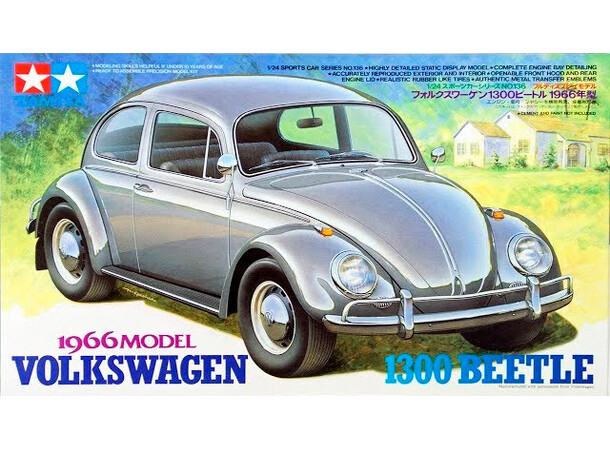 Volkswagen 1300 Beetle Tamiya 1:24 byggesæt 