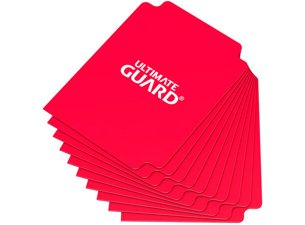Card Dividers x10 Rød Ultimate Guard 