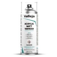 Vallejo Acrylic Matt Varnish 400ml spray Klarlak – Beskyt modeller malet m/ akryl