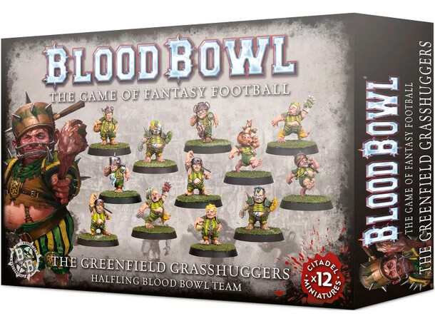 Blood Bowl Greenfield Grasshuggers Team Halflings 