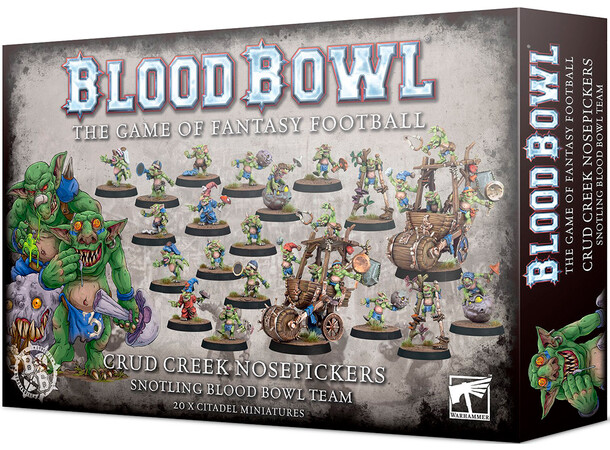 Blood Bowl Snotling Team Crud Creek Nosepickers 