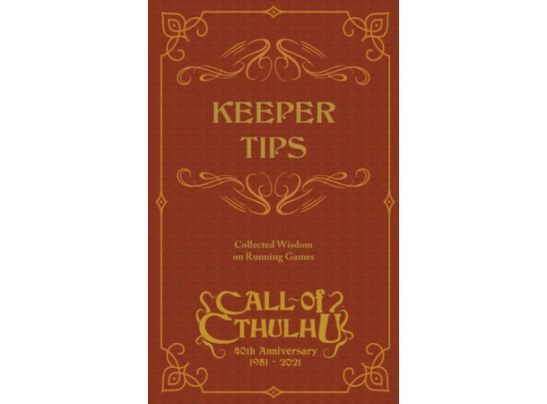Call of Cthulhu RPG Keeper Tips Book Collected Wisdom 