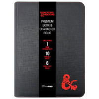 D&D Book & Character Folio Premium Dungeons & Dragons - Med lynlås