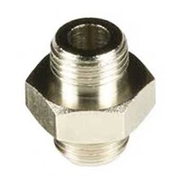 H&S Airbrush dobbeltnippel 1/8 Harder & Steenbeck