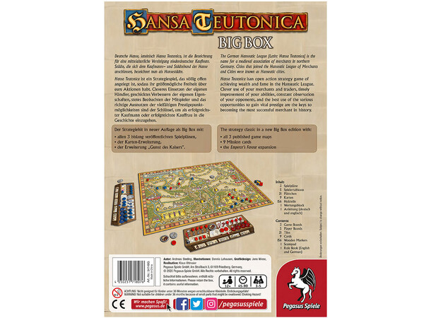Hansa Teutonica Big Box Brætspil 