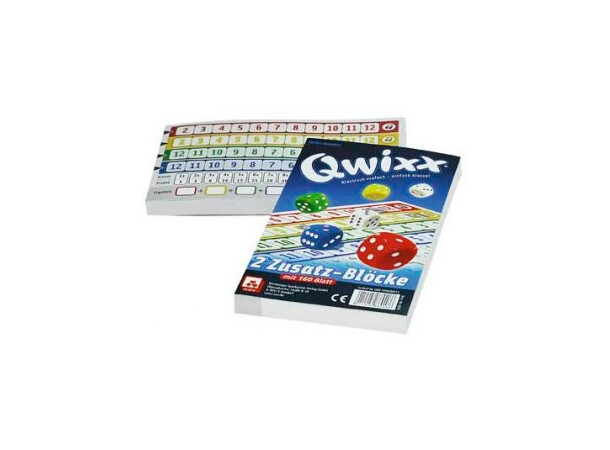 Qwixx Ekstra Blokke 2x80 ark 
