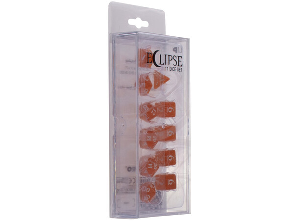 RPG Dice Set Eclipse 11 Pumpkin Orange Terninger til rollespil - 11 stk 