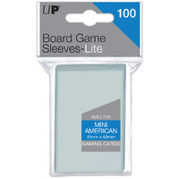 Brætspil Kortbeskyttere x100 41x63 mm Lite Mini American Board Game Sleeves