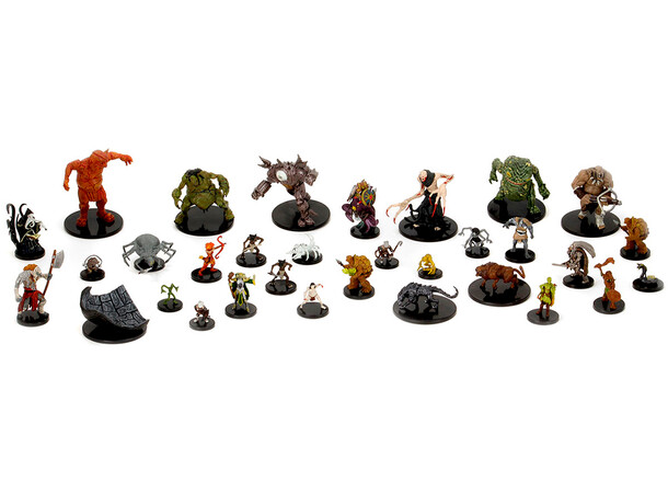 D&D Figur Icons Volos/Mordenkainen Brick Display - 8 kasser m/ 4 figurer pr kasse 
