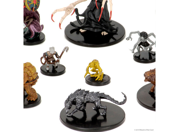 D&D Figur Icons Volos/Mordenkainen Brick Display - 8 kasser m/ 4 figurer pr kasse 