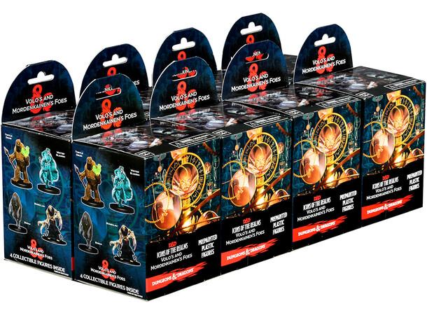 D&D Figur Icons Volos/Mordenkainen Brick Display - 8 kasser m/ 4 figurer pr kasse 