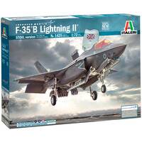 F-35 B Lightning II STOVL-version Italeri 1:72 byggesæt