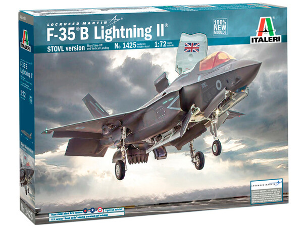 F-35 B Lightning II STOVL-version Italeri 1:72 byggesæt 