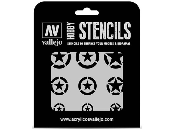 Hobby Stencils USAF-mærkninger Vallejo 