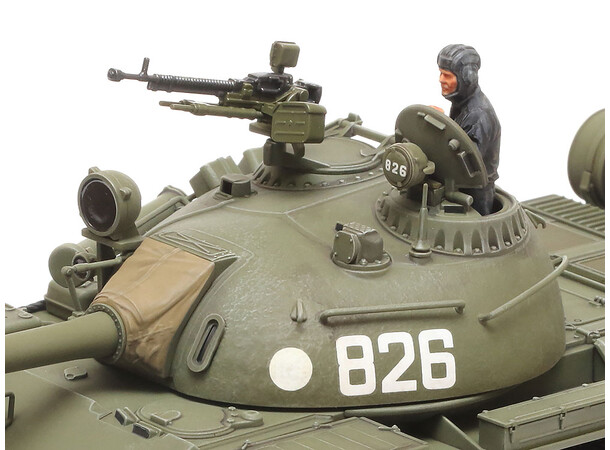 Russisk mellemstor kampvogn T-55 Tamiya 1:48 byggesæt 