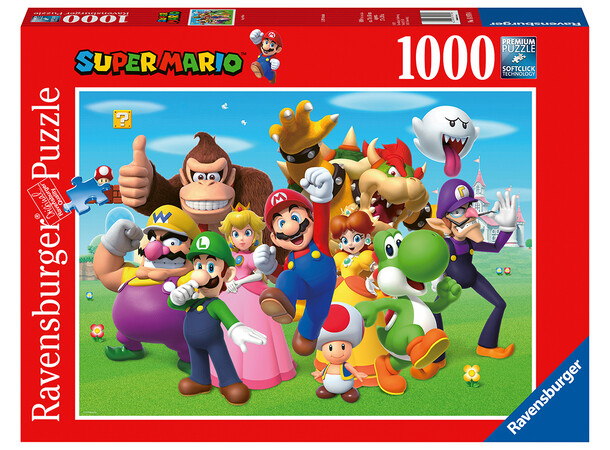 Super Mario 1000 brikker Puslespil Ravensburger puslespil 