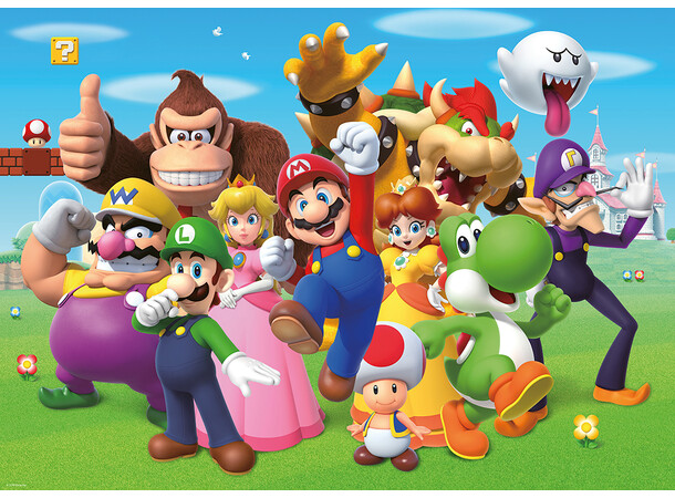 Super Mario 1000 brikker Puslespil Ravensburger puslespil 