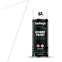 Vallejo Hobby Paint Spray White 400 ml Spraydåse - Overfladegrunder