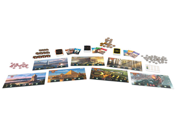 7 Wonders Brætspil Dansk udgave 