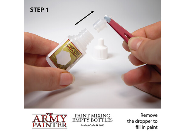 Army Painter tomme flasker til blanding 12 ml flasker - 6 stk 