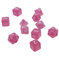 RPG Dice Set Eclipse 11 Hot Pink Terninger til rollespil - 11 stk