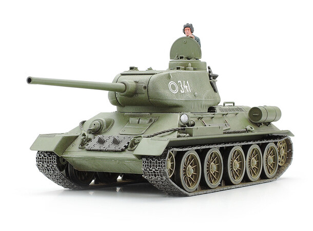 Russian Medium Tank T-34-85 Tamiya 1:48 byggesæt 