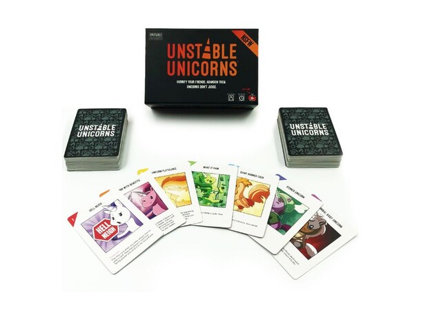 Unstable Unicorns NSFW Brætspil Not Safe For Work-udgave 