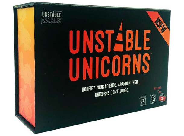 Unstable Unicorns NSFW Brætspil Not Safe For Work-udgave 