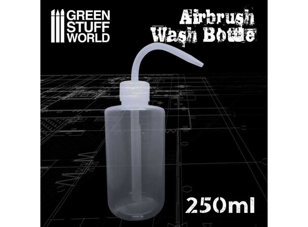 Airbrush-vaskeflaske 250 ml 