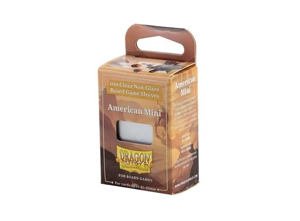 Brætspil Kortbeskyttere 100 stk. 41x63 American Mini 