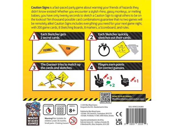 Caution Signs Selskabsspil 