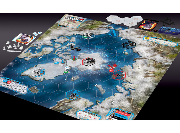GI Joe Battle Arctic Circle Brætspil Battle for the Arctic Circle 