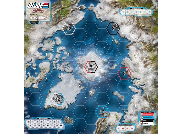 GI Joe Battle Arctic Circle Brætspil Battle for the Arctic Circle 