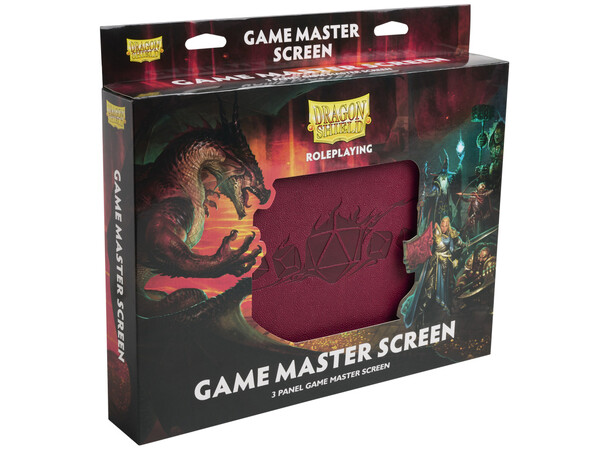 Game Master Screen - Blood Red Dragon Shield Roleplay 