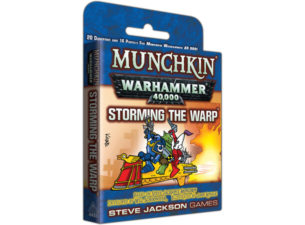 Munchkin Warhammer 40K Storming The Warp Ekspansion til Munchkin Warhammer 40K 