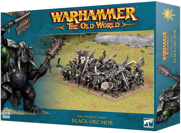 Orc & Goblin Tribes: Black Orc Mob Warhammer The Old World 