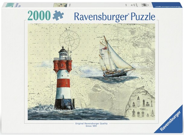 Romantic Lighthouse 2000 brikker Puslespil - Ravensburger Puzzle 