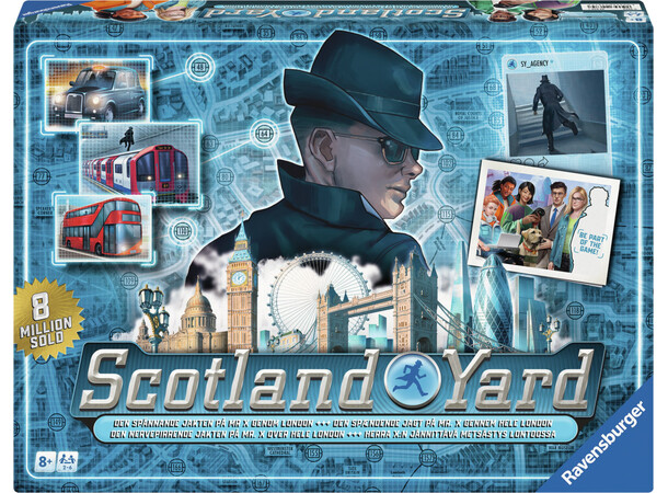 Scotland Yard Brætspil - 2024-udgave Dansk udgave 