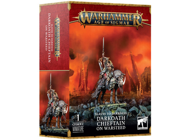 Slaves to Darkness Darkoath Chieftain on Warhorse - Warhammer Age of Sigmar 