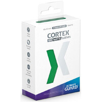 Sleeves Cortex Grøn MATTE x100 - 66x91 Ultimate Guard Standard Size