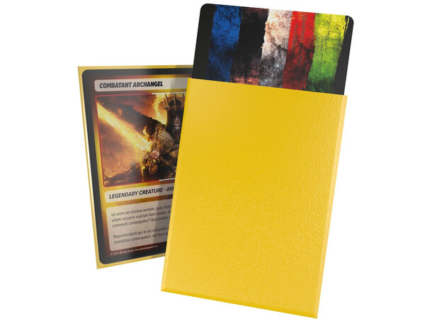Sleeves Cortex Gul MATTE x100 66x91 Ultimate Guard Standard Size 