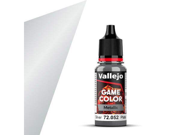 Vallejo Game Color Silver 18 ml - Metallic 