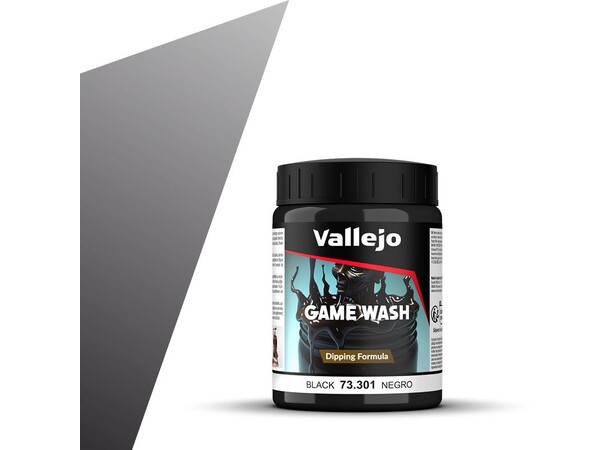 Vallejo Game Wash Black 200 ml 