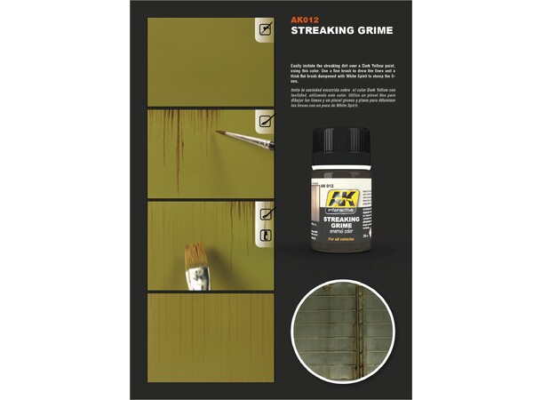 AK Streaking Grime Enamel Paint 35 ml 