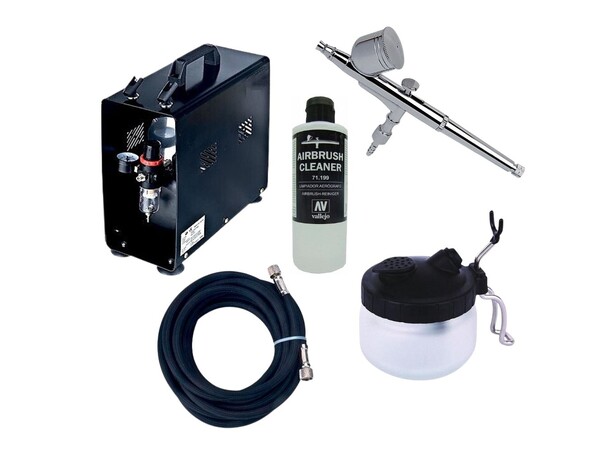 Airbrush-startpakke BEGYNDER Komplet Alt, hvad du behøver for at komme i gang 