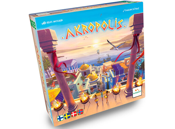 Akropolis Brætspil Dansk udgave 