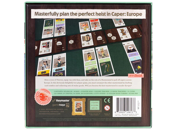 Caper Europe Brætspil 