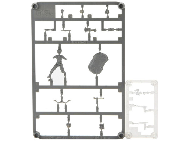 D&D Figur Frameworks Human Rogue Female 