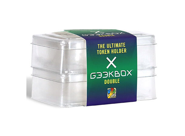Geekbox Token Holder Double - 2 stk Opbevaringsboks til brikker/terninger++ 