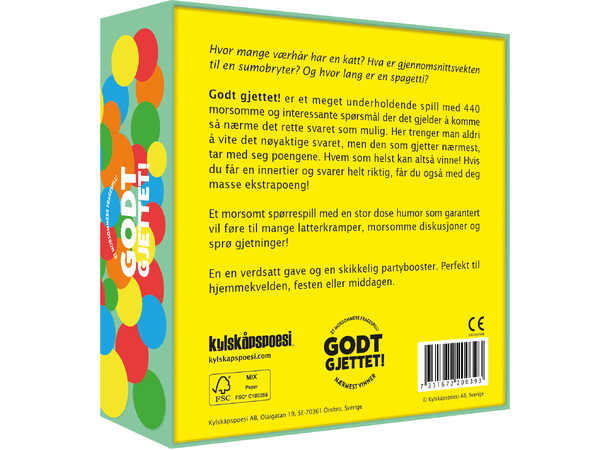 Godt gjettet - NORSK 